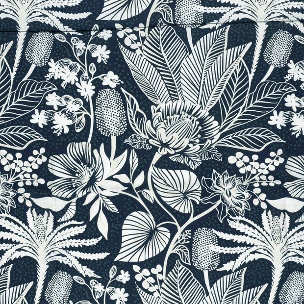 Bamboo Poplin fabric Navy matte 