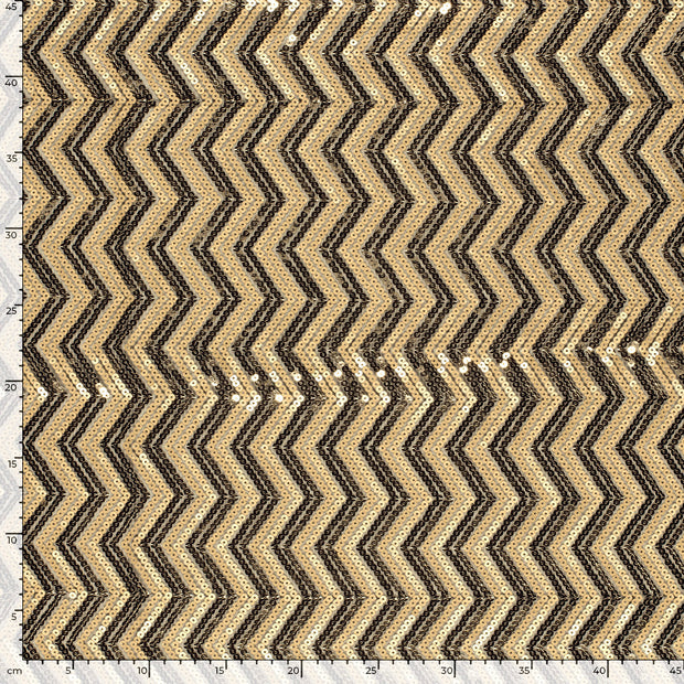 Maille tissu Unicolore Doré