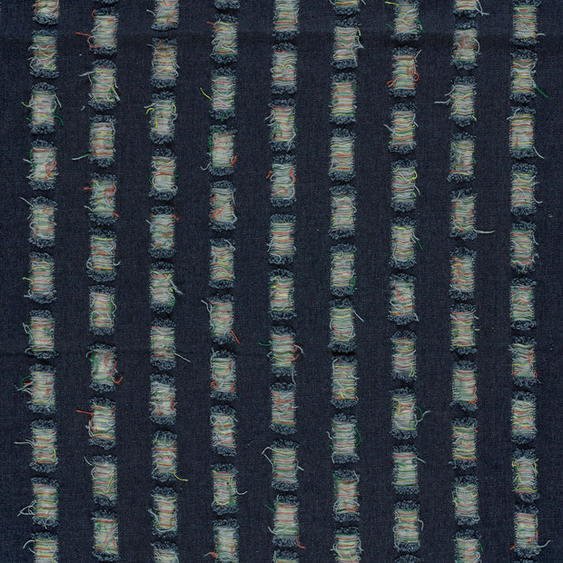 Denim fabric Navy matte 