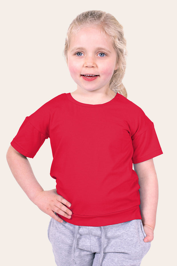 Jersey fabric Unicolour Raspberry