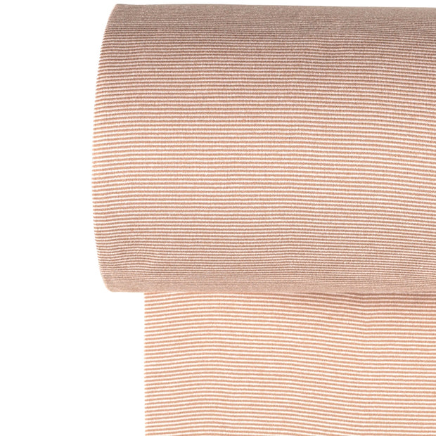 Bord Cote Fil Teint tissu rayures Coral