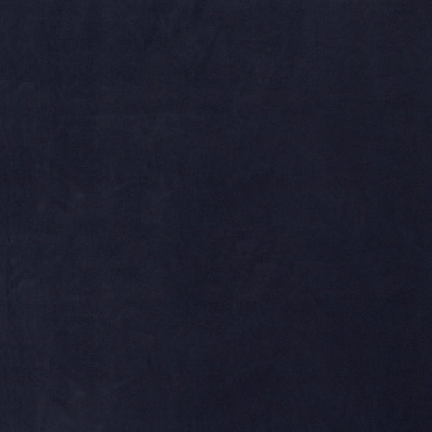 Suede leather fabric Navy soft 