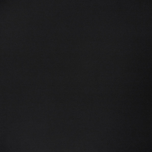 Rib Jersey fabric Black soft 