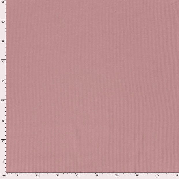 Rib Jersey fabrik Uni Hellmauve
