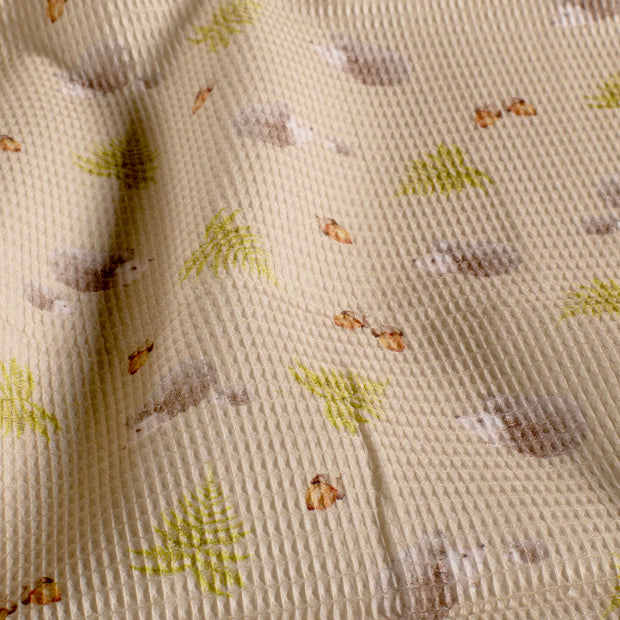 Waffelpiqué fabrik Beige