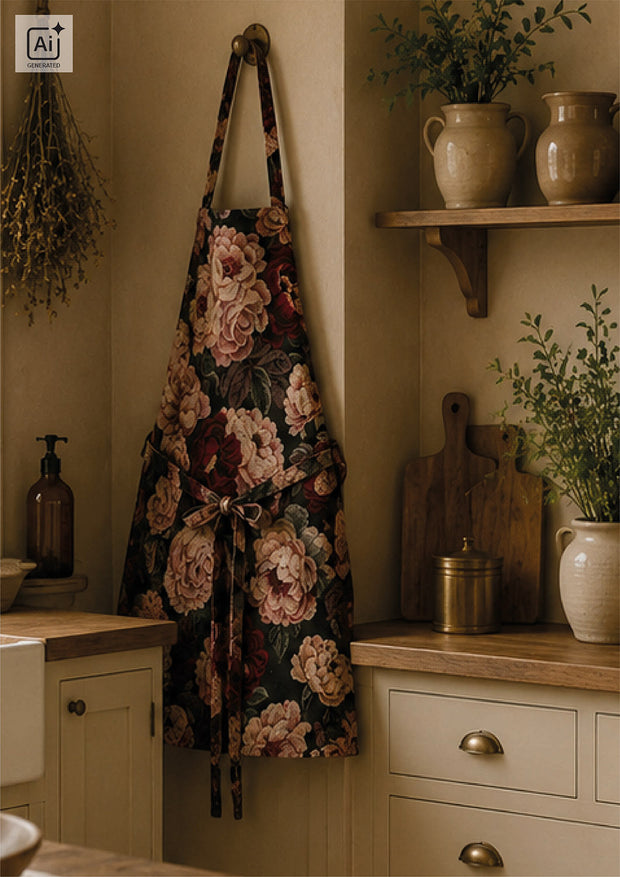Gobelin tissu roses Rouge