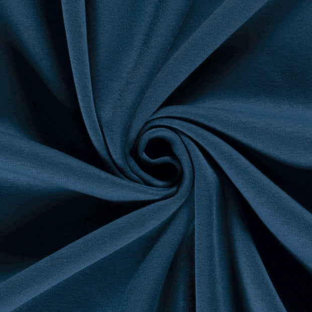 Jogging fabric Unicolour Peacock Blue