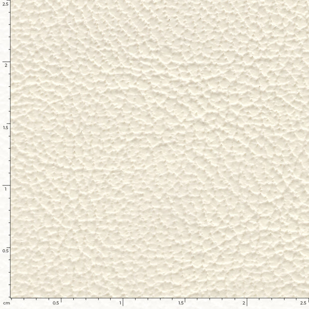 Artificial Leather fabric Unicolour Off White
