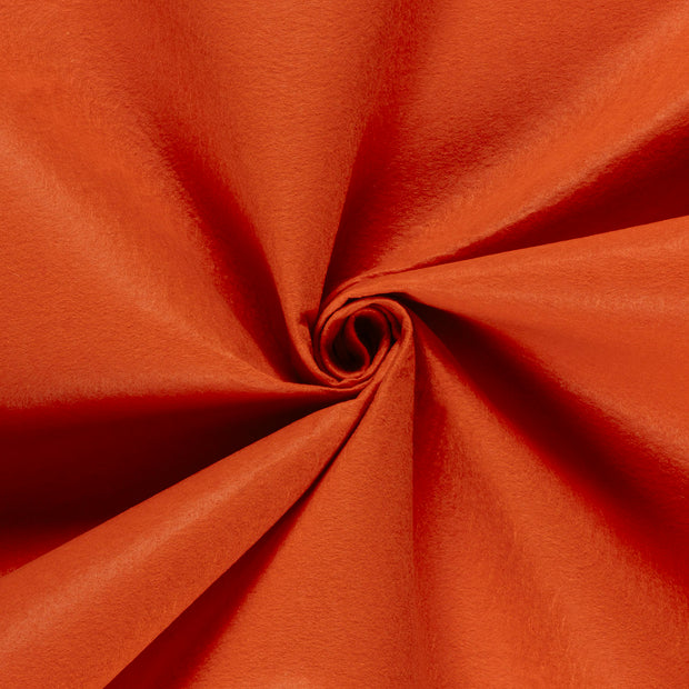 Felt fabric Orange 