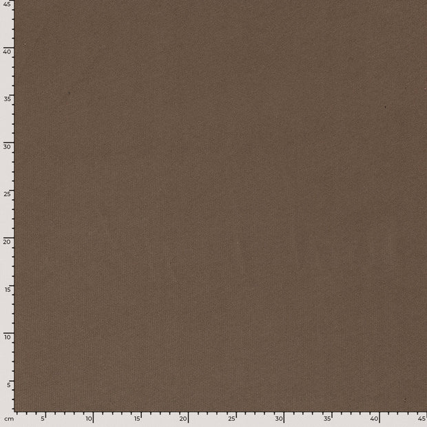 Heavy Knit fabric Unicolour Brown Taupe