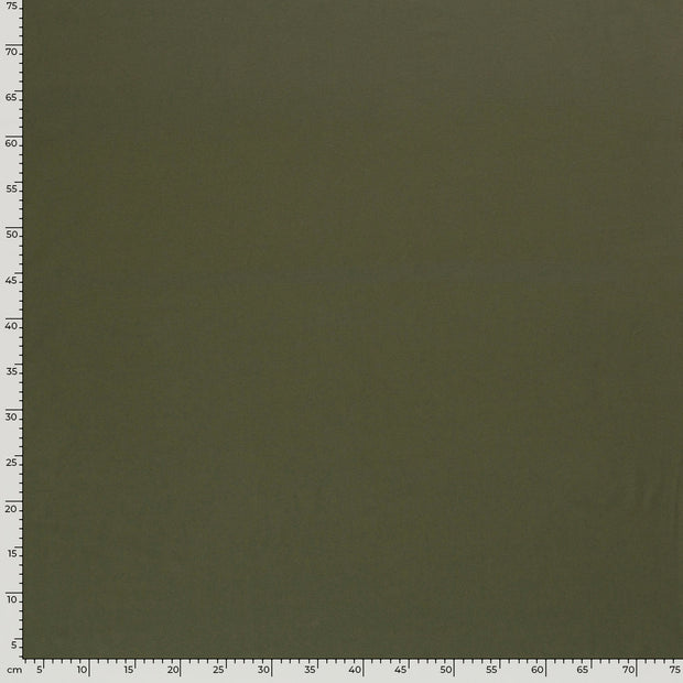 Jersey fabric Unicolour Khaki Green