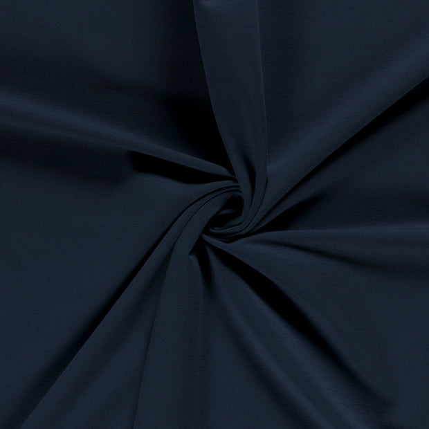 French Terry fabric Unicolour Dark Indigo