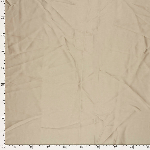 Satin fabric Unicolour Beige
