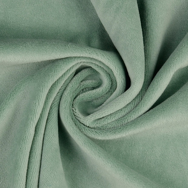 Nicky velours fabric mint 