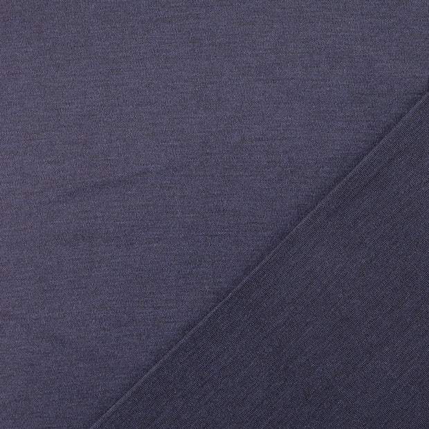 Chiffon en laine tissu Bleu Marine fil teint 