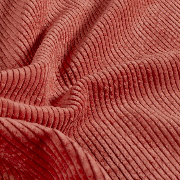 Velours Côtelé 4.5w tissu Unicolore Brique