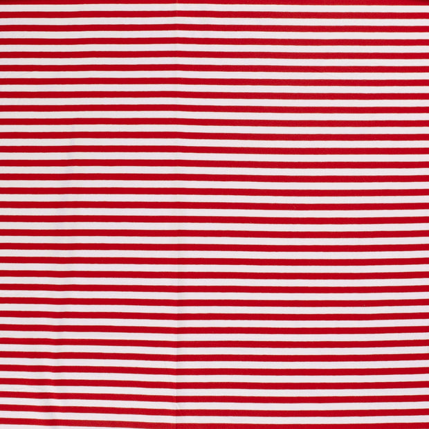 Jersey de Coton Fil Teint tissu Rouge 
