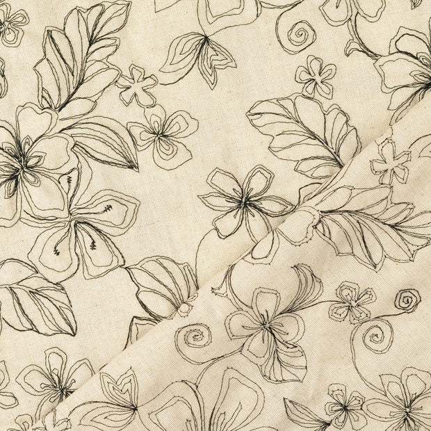 Lace fabric black 
