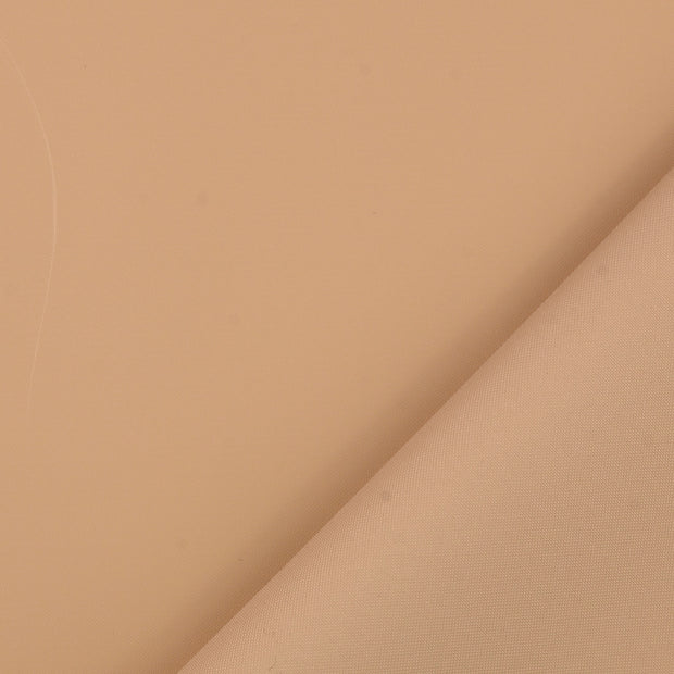 Woven Polyester fabric beige coated 