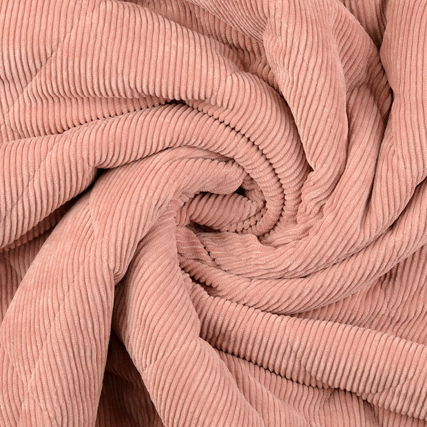 Velours Côtelé 4.5w tissu vieux rose 
