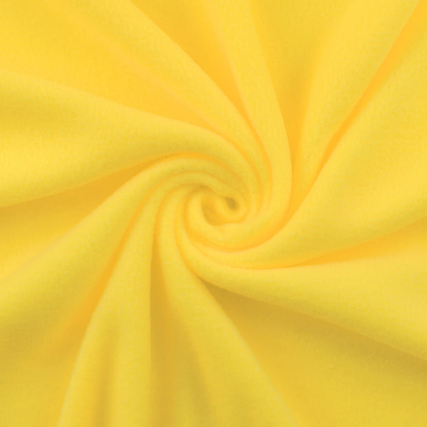 fleece fabric yellow 
