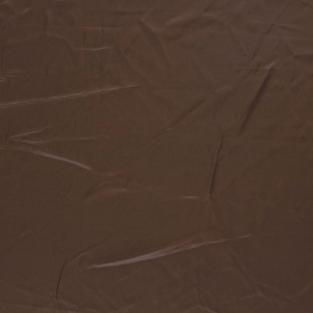 Satin fabric Dark Brown silk matte 