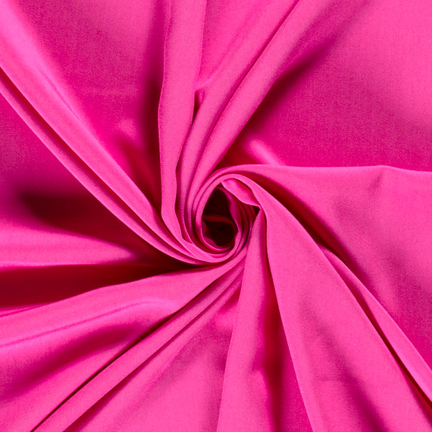 Bambus Poplin fabrik Uni Fuchsia