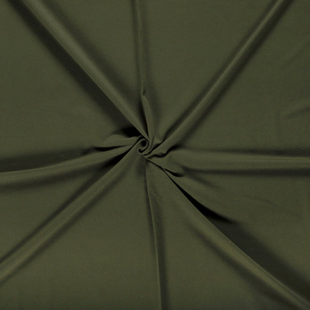 French Terry tissu Vert kaki 