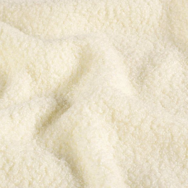 Teddy fabric Unicolour Off White