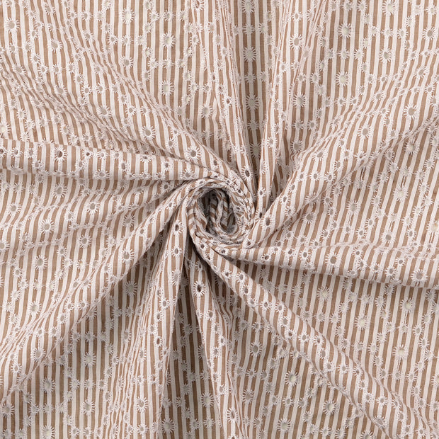 Spitze fabrik Beige 