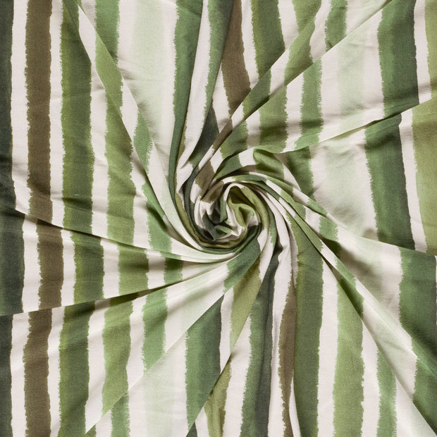 Viscose Jersey fabric Olive Green digital printed 