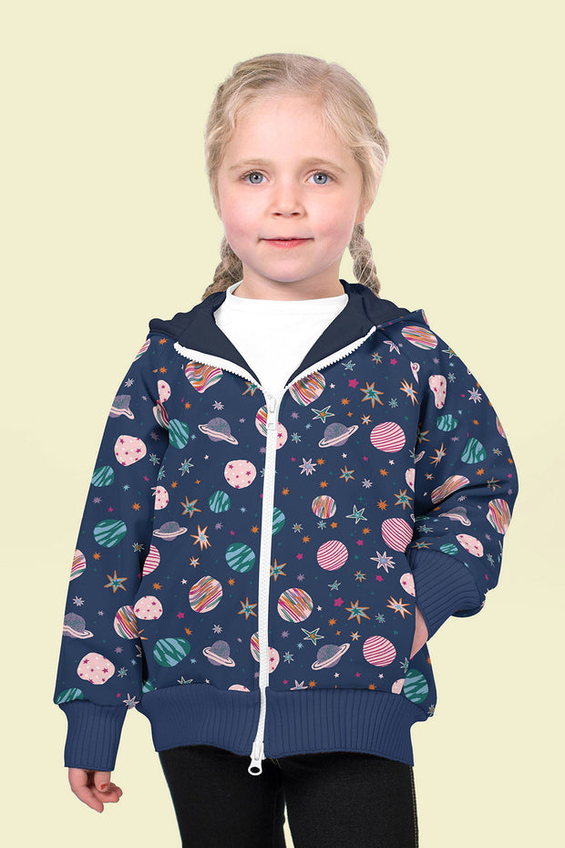 Softshell fabric Space Navy