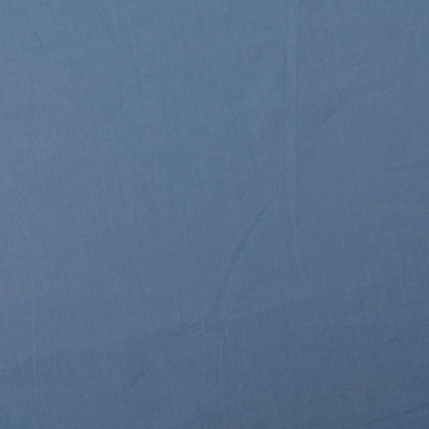 Popeline de Coton tissu Unicolore Indigo
