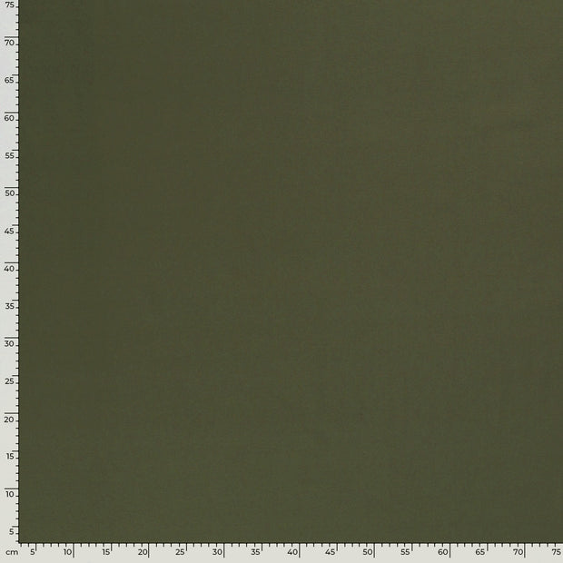 Jersey fabrik Uni Khaki-Grün