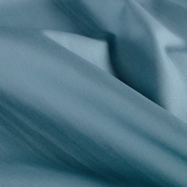 Cotton Poplin GOTS organic fabric Unicolour Indigo