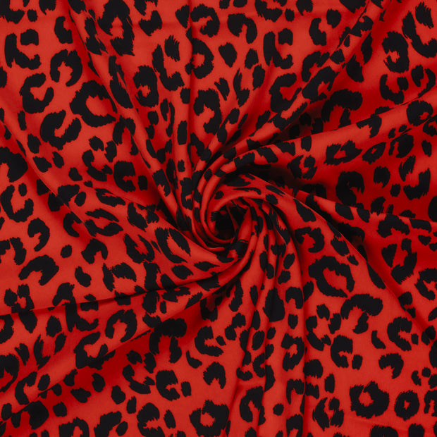 Twill Stretch fabric Red 