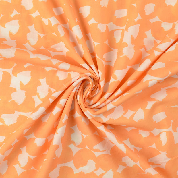 Voile fabric orange 