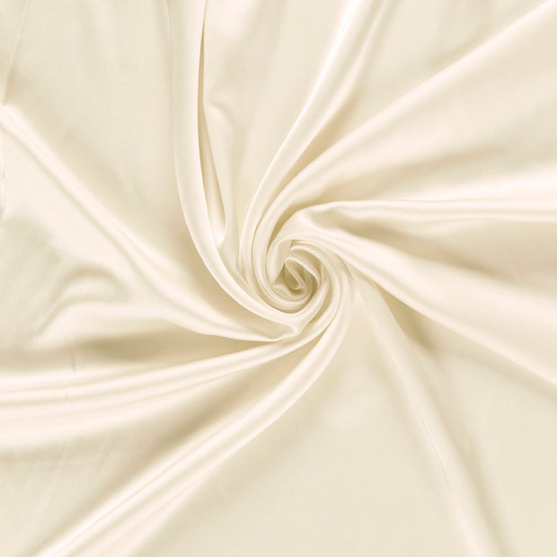 Satin tissu Blanc cassé 