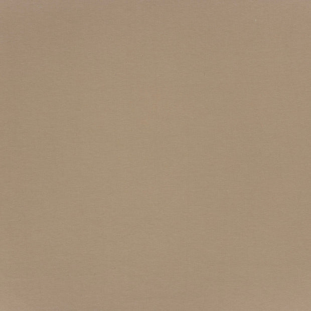 French Terry GOTS fabrik Taupe Grau matt 