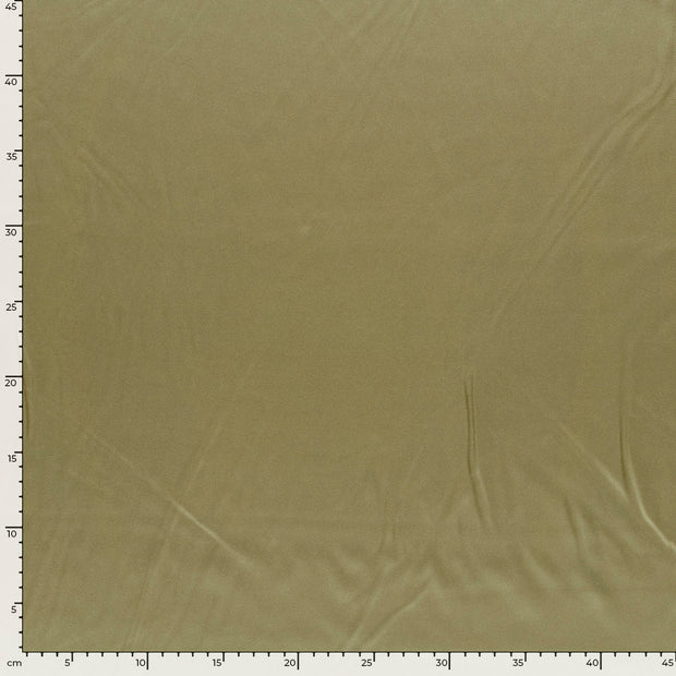 Satin fabrik Uni Taupe Grau