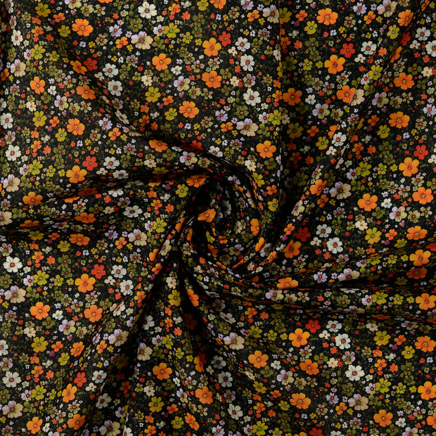 Voile fabric multicolor 