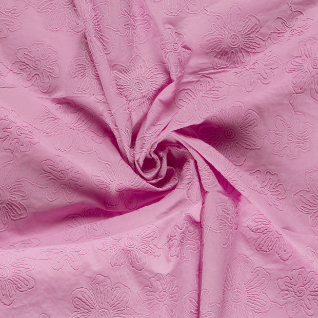  tissu Rose brodé 