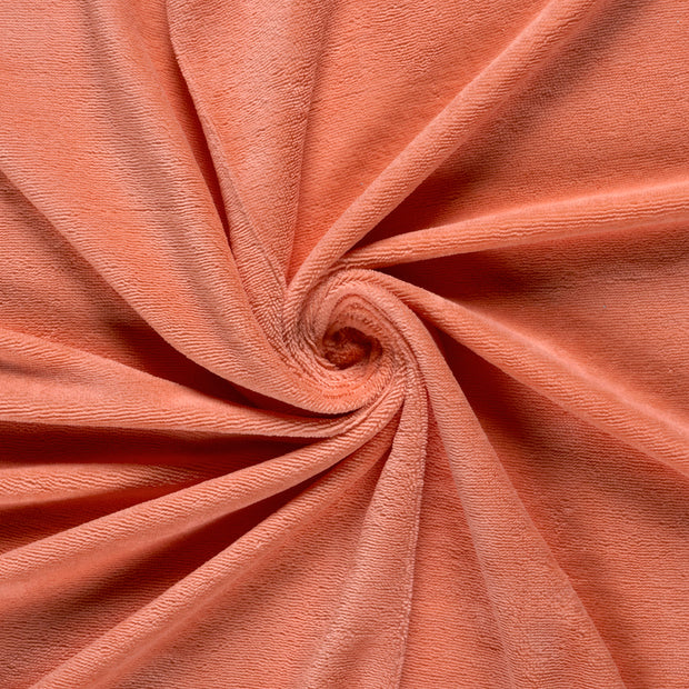 Bamboo Fleece fabric Coral 
