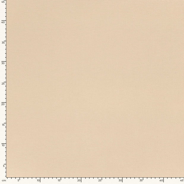 Waffelpiqué fabrik Uni Ivory