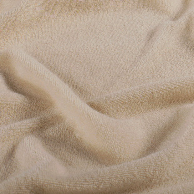 Frottee-Stretch fabrik Uni Beige