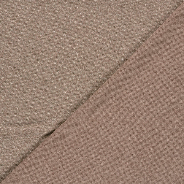 Heavy Knit fabric Melange Lurex 