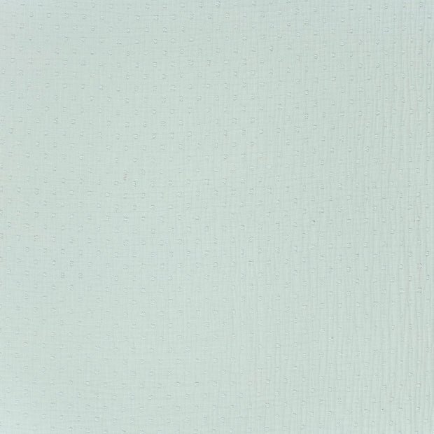 Double gaze tissu Menthe mat 