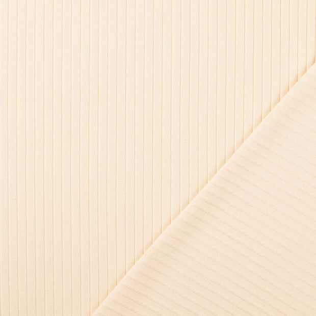 Rib Jersey tissu Nude 