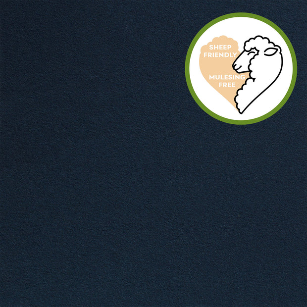 Chiffon en laine tissu Unicolore Bleu Canard