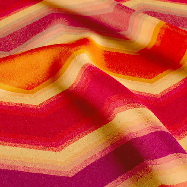 Viscose Satin tissu Saumon